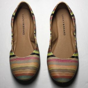 Lucky Brand Multicolor Flats